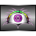 download All Seeing Tech Eye clipart image with 90 hue color