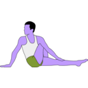 download Vakrasana clipart image with 225 hue color