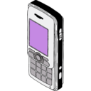 download Cell Phone clipart image with 90 hue color