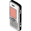 download Cell Phone clipart image with 180 hue color