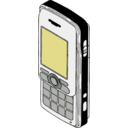 download Cell Phone clipart image with 225 hue color