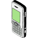 download Cell Phone clipart image with 270 hue color