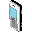 download Cell Phone clipart image with 0 hue color