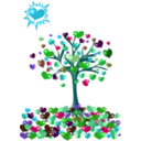 download Red Heart clipart image with 135 hue color