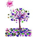download Red Heart clipart image with 270 hue color