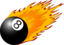 8ball With Flames