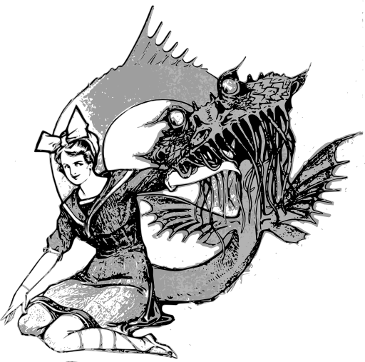 A Girl And Her Sea Monster