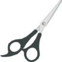 download Scissors 1 clipart image with 0 hue color