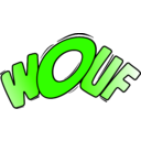 download Wouf In Color clipart image with 225 hue color