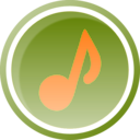 download Music Icon Green 1 clipart image with 315 hue color
