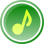 Music Icon Green 1