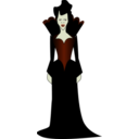 download Lady Vampire clipart image with 45 hue color