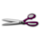 download Scissors clipart image with 315 hue color