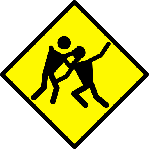 Zombie Warning Road Sign