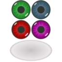 download Eye Components clipart image with 270 hue color