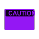 download Caution Blank clipart image with 225 hue color