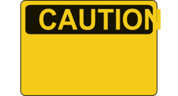 Caution Blank