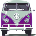 download Vw Bulli clipart image with 90 hue color