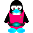 download Tux clipart image with 135 hue color