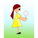 Girl With Lollypop