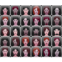 download Human Portrait clipart image with 315 hue color