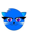 download Cat clipart image with 180 hue color