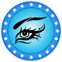 download Chip Eye Blue clipart image with 0 hue color