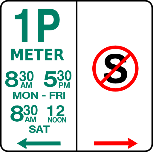 Sign Parking And No Standing