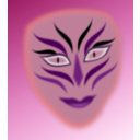download Mascara O clipart image with 270 hue color