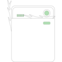 download Steaming Dishwasher clipart image with 270 hue color
