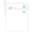 download Steaming Dishwasher clipart image with 315 hue color