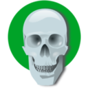 download Human Skull clipart image with 135 hue color