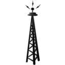 download Transmission Tower Icon clipart image with 45 hue color