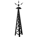 download Transmission Tower Icon clipart image with 0 hue color