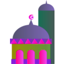 download Masjid clipart image with 270 hue color
