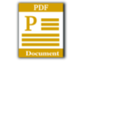 download Portable Document Format Icon clipart image with 45 hue color