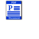 download Portable Document Format Icon clipart image with 225 hue color