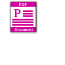 download Portable Document Format Icon clipart image with 315 hue color