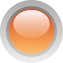 download Led Circle Orange clipart image with 0 hue color