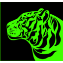 download Tiger clipart image with 45 hue color