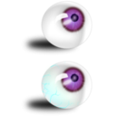 download Eyeball Green Bloodshot clipart image with 180 hue color