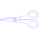 download Scissors clipart image with 270 hue color