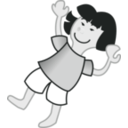 download 58294main The Brain In Space Page 21 Asian Girl Falling clipart image with 180 hue color