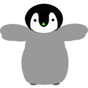 download Penguin clipart image with 45 hue color