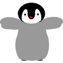 download Penguin clipart image with 315 hue color