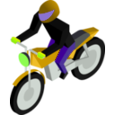 download Cm Isometric Biker clipart image with 45 hue color