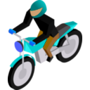 download Cm Isometric Biker clipart image with 180 hue color
