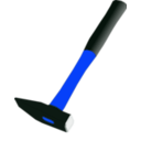 download Hammer 5 clipart image with 180 hue color