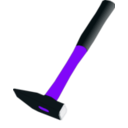 download Hammer 5 clipart image with 225 hue color