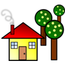 House With Trees